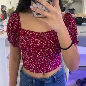 Garage Floral Top
